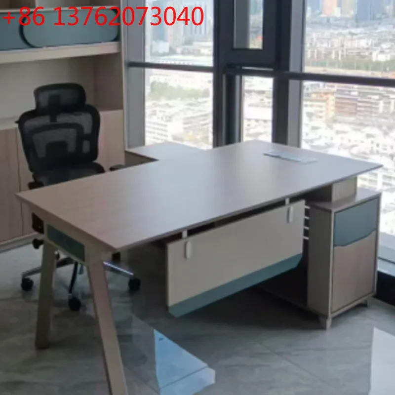 

Fashion mid-shift desk manager supervisor desk, simple large-shift desk storage table