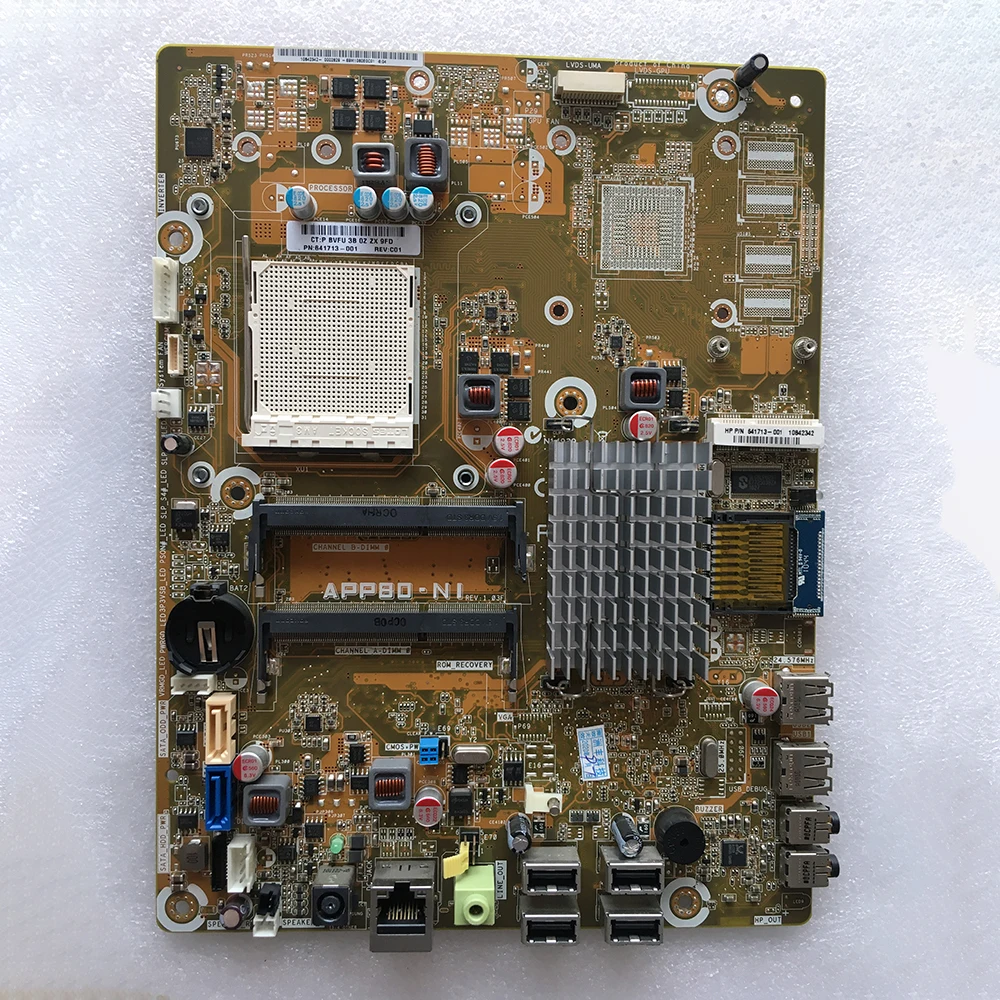 Desktop Motherboard For HP 100-5011cx 5018cn 5112cn Omni 100  Mainboard Fully Tested 641713-001 APP80-NI