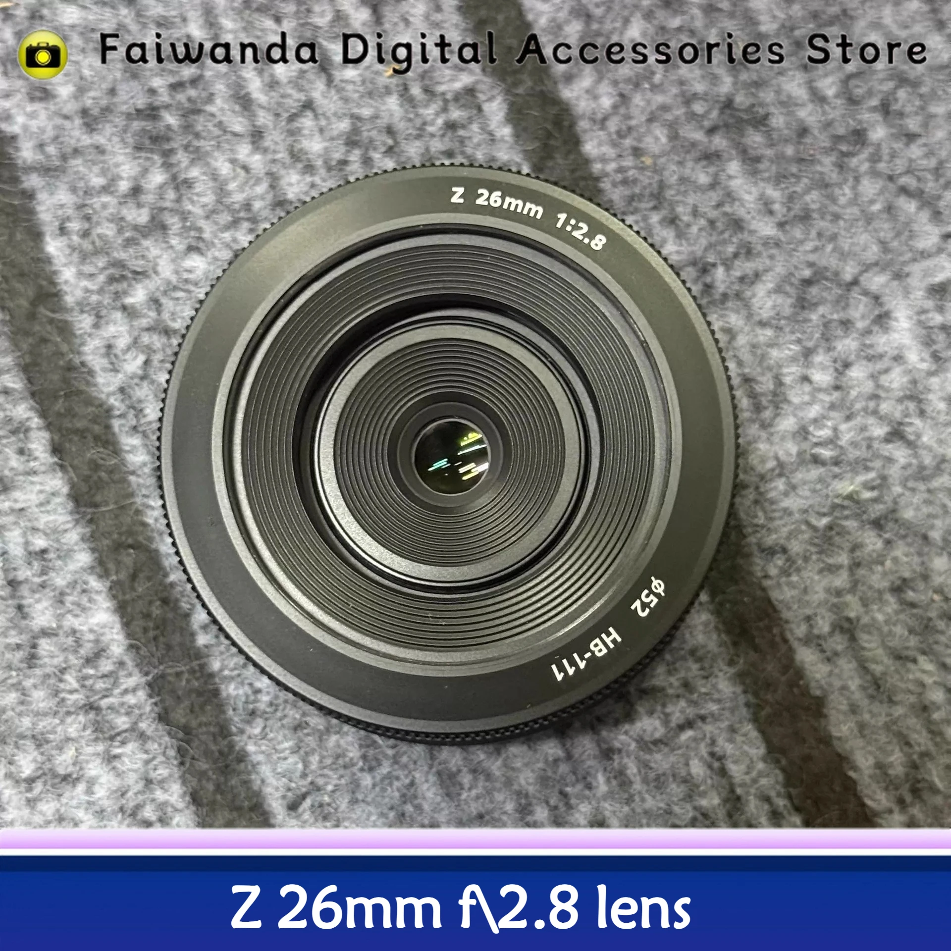 

95% New Genuine Z 26mm f2.8 Compact Prime Lens Large Aperture Auto Focus Bokeh Lens for Z30 Z50 Zfc Z5 Z6 Z7
