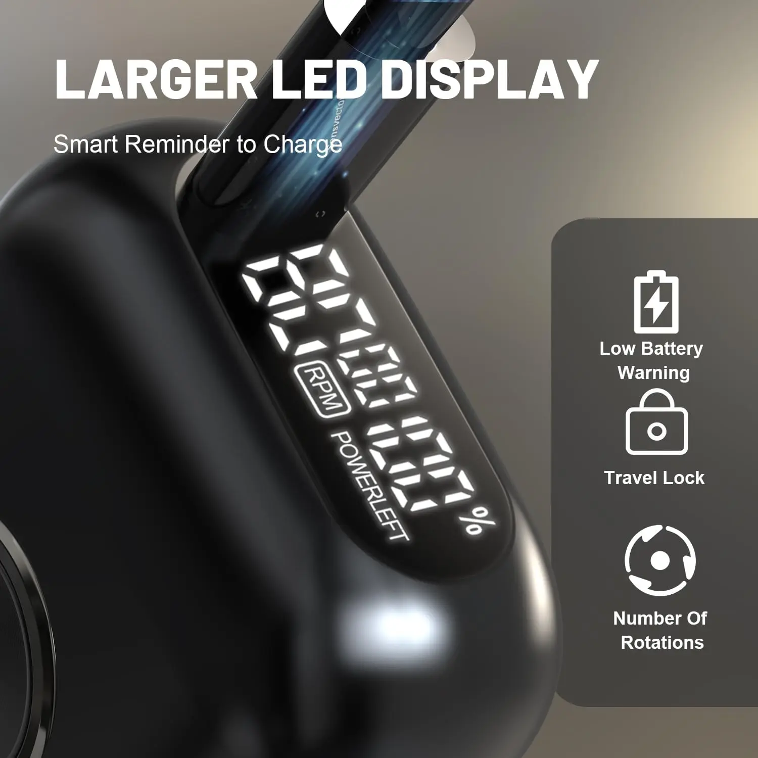 OUFELIME Mini Electric Foil Shavers Razors for Men,4 Floating Blades & Dual Speed,Wet or Dry,LED Display,USB-C Charge Travel Loc