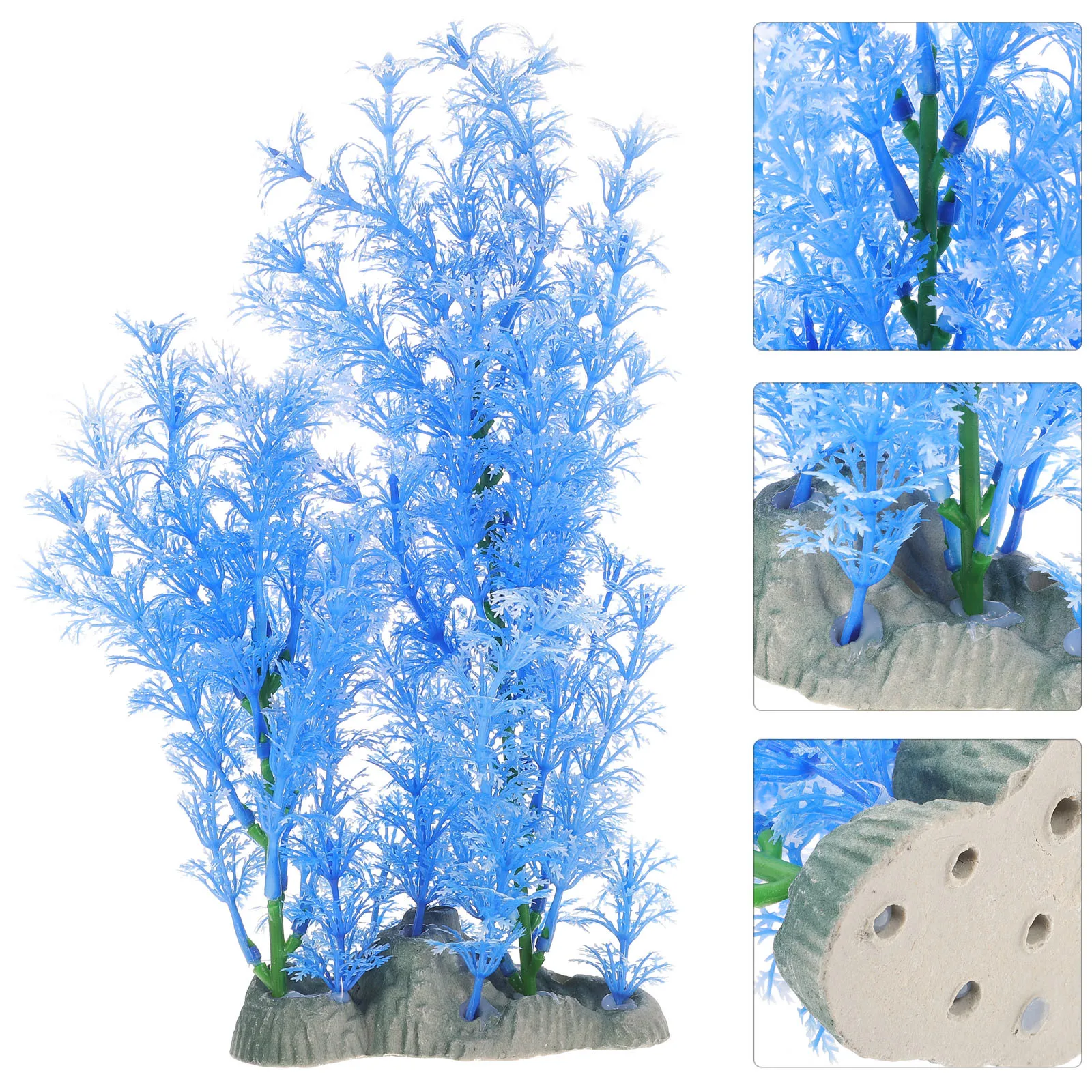 

Coconut Tree Aquatic Decoration Fish Tank Plants Plastic Aquarium Grass Artificial