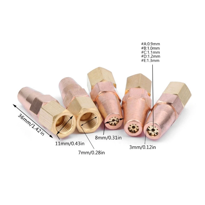 Boquilla soldadura Gas licuado Gas propano, soplete soldadura, soporte puntas contacto Gas oxígeno,