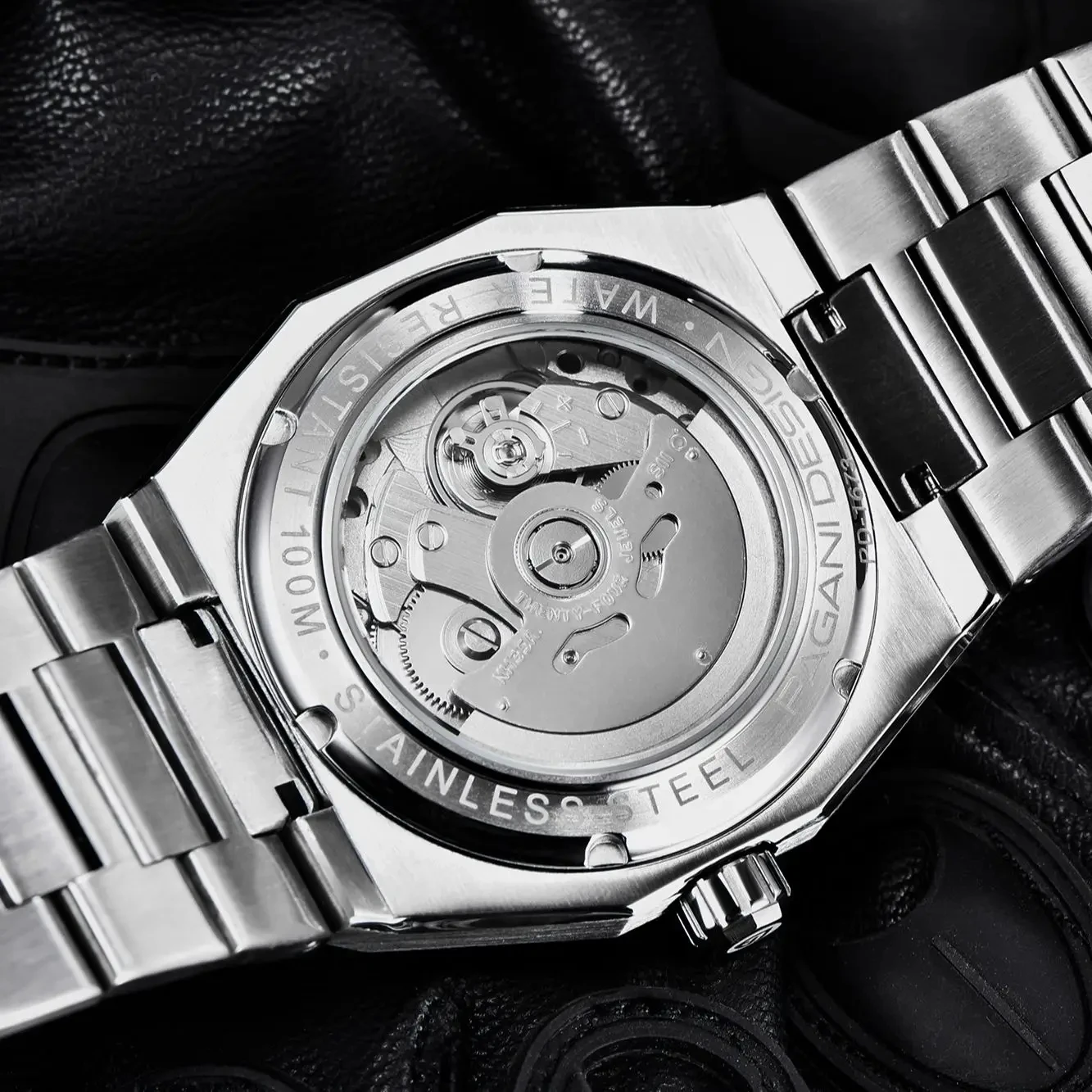 PAGANI DESIGN Automatische mechanische Herrenuhr PD1673 Wasserdichte Sport-Saphir-Edelstahluhr für Herren