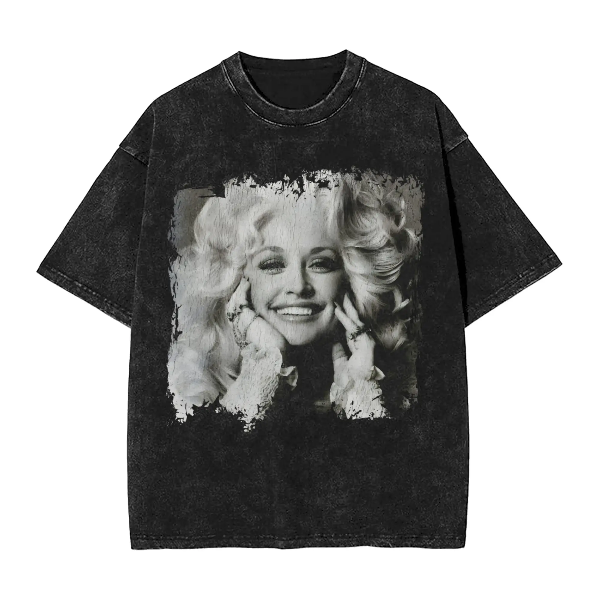 Summer RIP Dolly Parton Washed T Shirt Accessories Oversize T-Shirt  for Men Women Tee