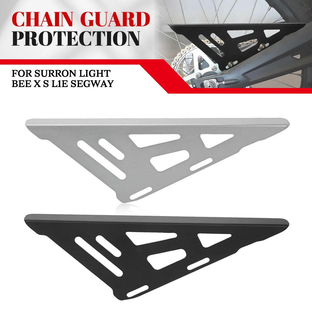 

Electric Motorbikes For Surron light bee S X L1E Segway X160 X260 Motorcycle Chain Cover Decorative Guard Sprocket Protector