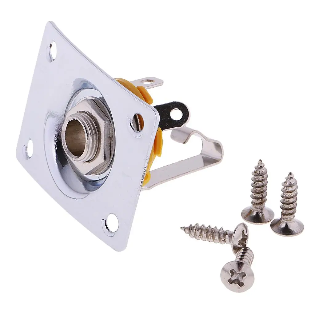 Прямоугольная розетка с винтом для электрической бас-гитары