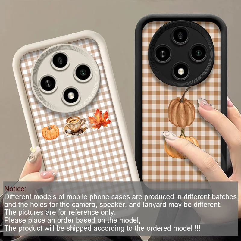 Cartoon Autumn Pumpkin Grid P - Oppo Reno 12 review and price