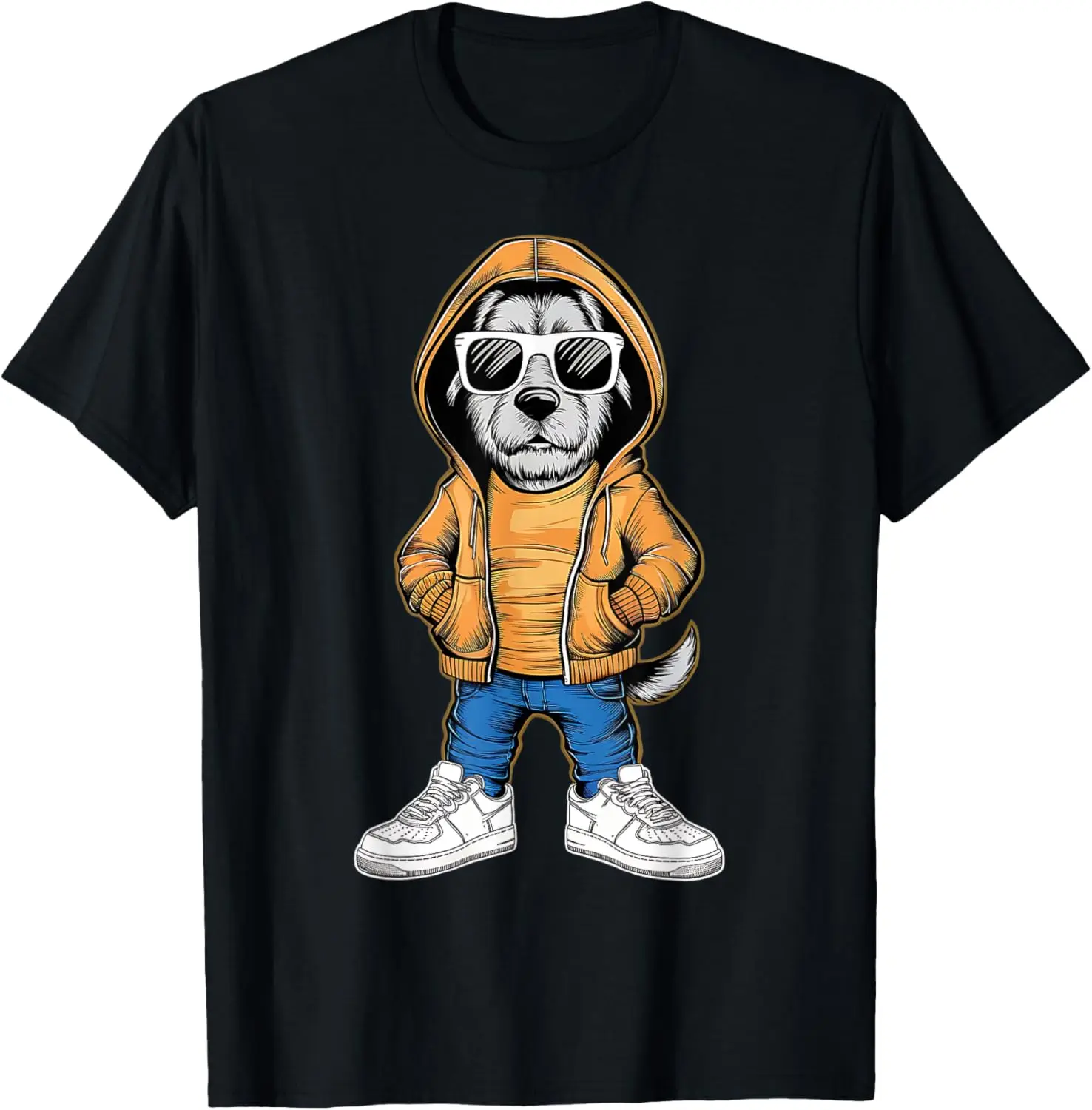 

Cool Hip-Hop Dog Streetwear Kids Girls Boys T-Shirt