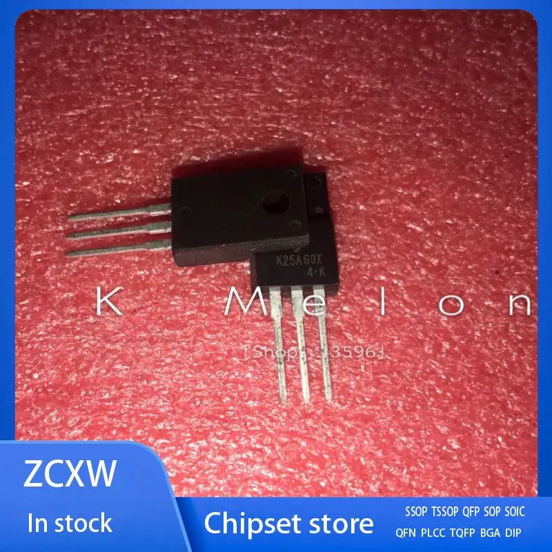 5PCS-10PCS/LOT  TK25A60X K25A60X TK25A60X5 K25A60X5 TO-220F 25A 600V