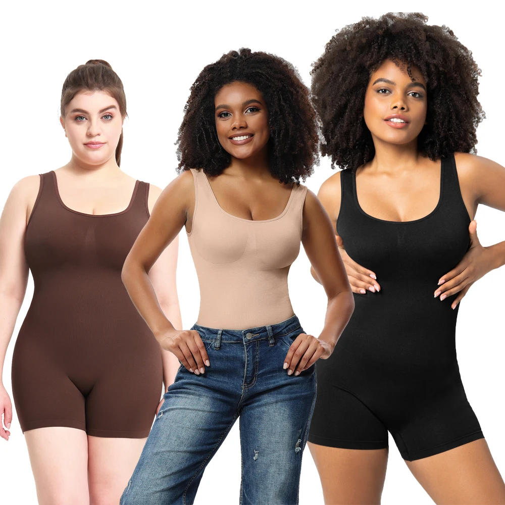 Shapewear Stree Jumsuit Women Tummy Control Shaping Slimming Body Shaper Bodysuit Corrective Underwear