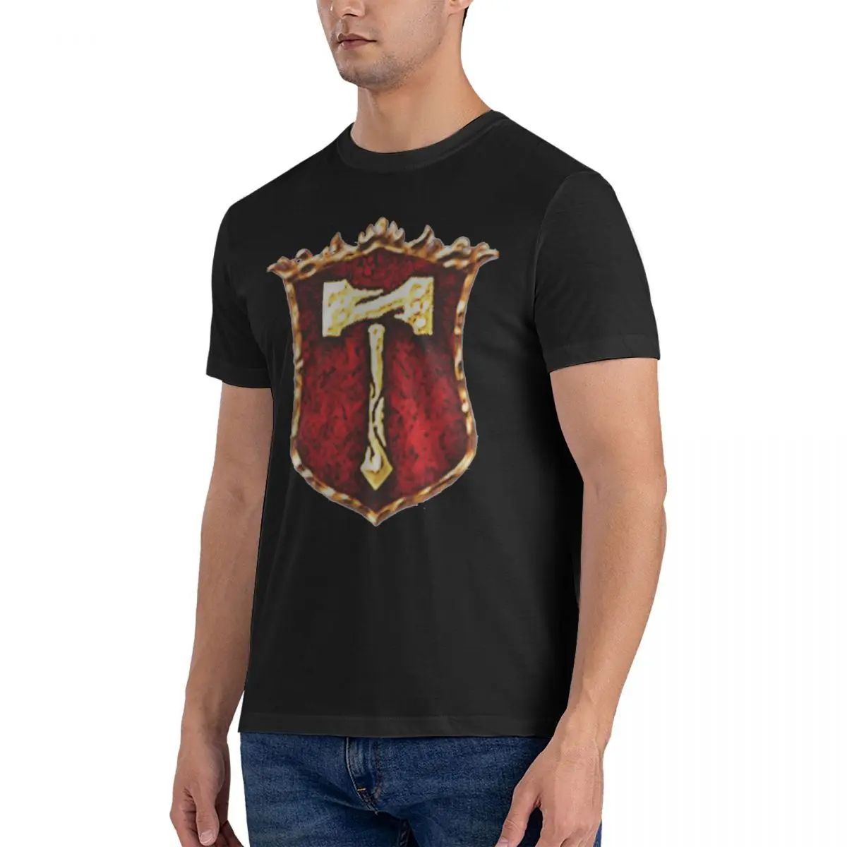 Fanart T Shirt Men's 100% Cotton Leisure T-Shirt Crewneck Dragon's Dogma Tees Short Sleeve Clothing 4XL 5XL 6XL