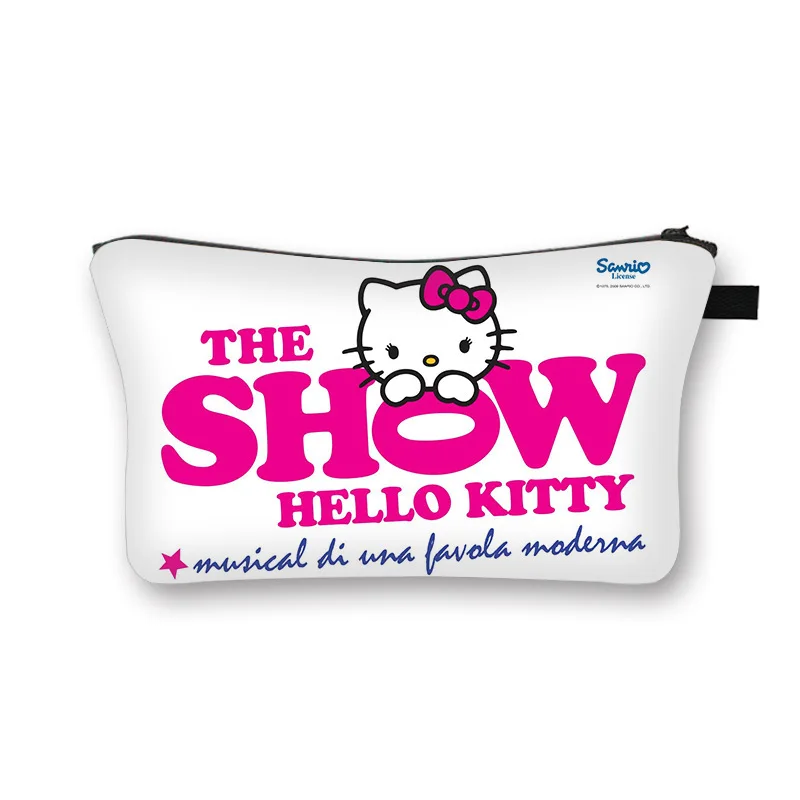 Borsa per il trucco Sanrio hellokid mymelody Girls Cute Makeup Bag tovagliolo sanitario chiave cosmetica cuffia borsa per la conservazione della