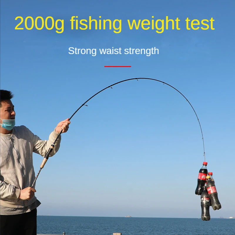 Dongxuan-Exp Lure Rod Casting Spinning Carbon Fishing Rod, ML Power, Ultra Light and Ultra Hard, Bait Weight 5-20g