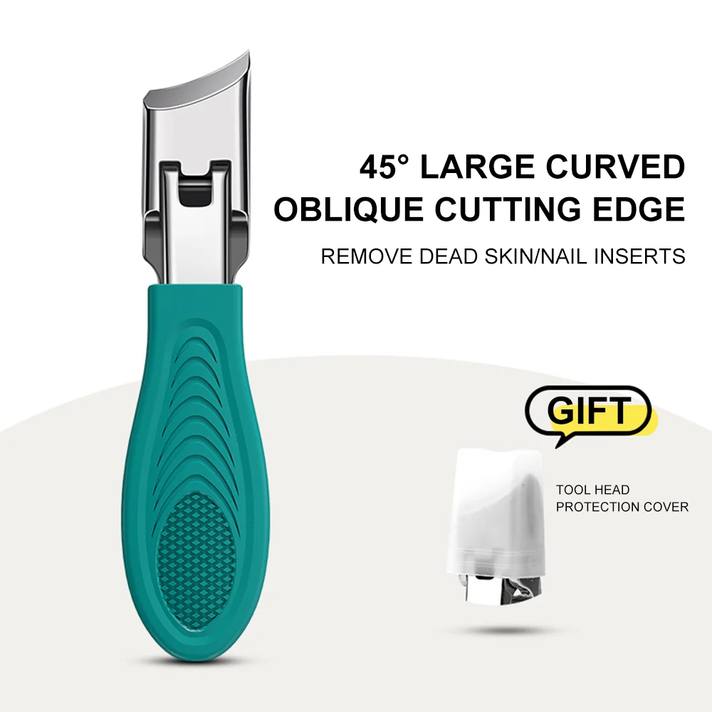 Heavy-Duty Nail Clipper with Large Opening and Anti-Splash Design Sharp Blade Ideal for Men&Women’s Professional Pedicure Need