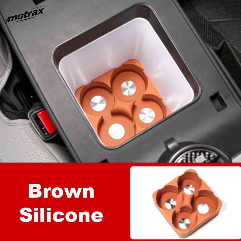 For BYD ATTO 3 EVO Yuan Plus 2026 2027 Car Silicone Refrigerator Protective Pad Anti-slip Protection Interior Accessory