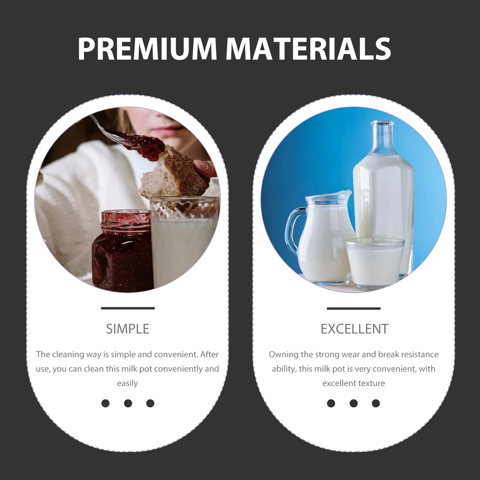 

Small Stainless Steel Milk Pot Wooden Handle Dual Pour Spout Heat Resistant Ideal for Melting Chocolate Warming Milk