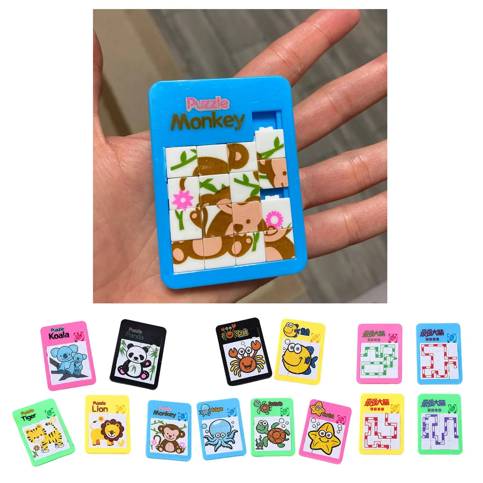 Kids Animal Toys -5 Years Old Plastic Flash Cards Toys Parent-child Game Boys and Girls