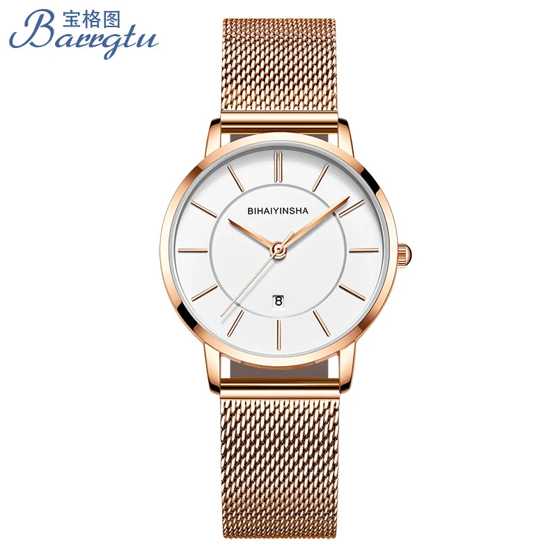 Reloj de cuarzo para mujer, accesorio elegante y personalizado, estilo coreano, resistente al agua, ideal para estudiantes, novedad de 2024