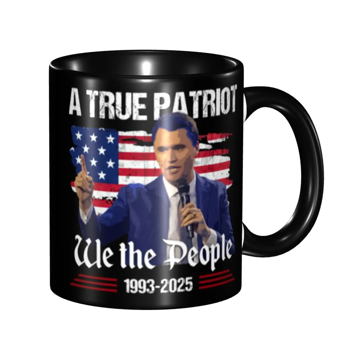 

Charlie Kirk Coffee Mugs DIY Custom Ceramic Mug Creative Gift