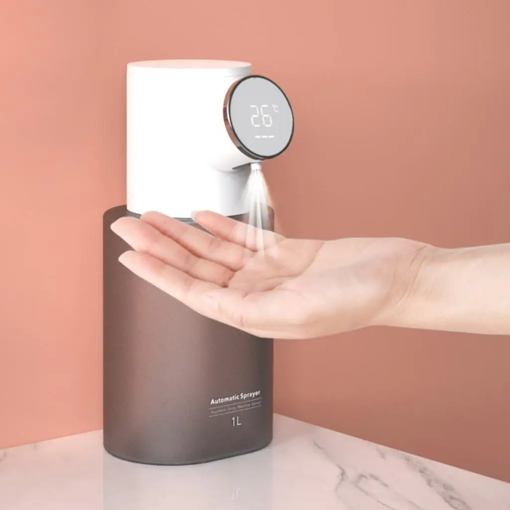가정용 비접촉식 자동 유도 알코올 분무기 디펜서, 사무실용 1L