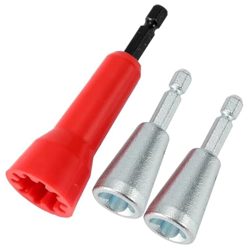 3Pcs Wire Stripping Twister Tool For Drill,Wire Twister Wire Connector Wire Twisting Tool For Electrical Power Drill