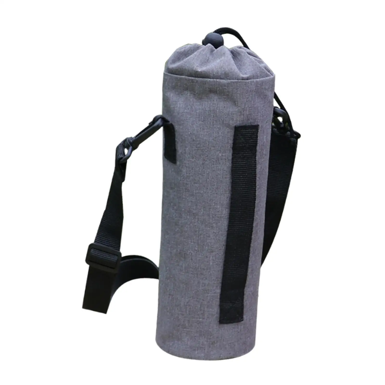 Portable Water Bottle Carrier Bag Thermal Cover Crossbody Pouch with Adjustable Shoulder for Outdoor Gym