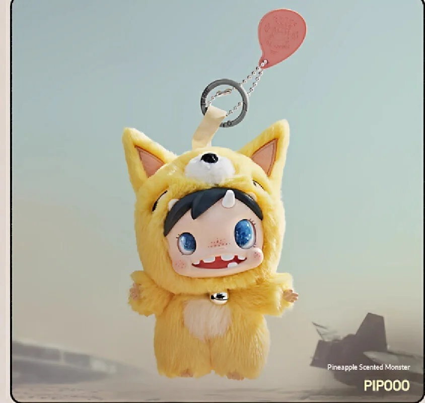 Genuine POPMART Polar-Monster Baby Series Plush Keychain V1 Blind Box Trendy Xmas Toys Bag Cute Decorate Collect New Year Gifts