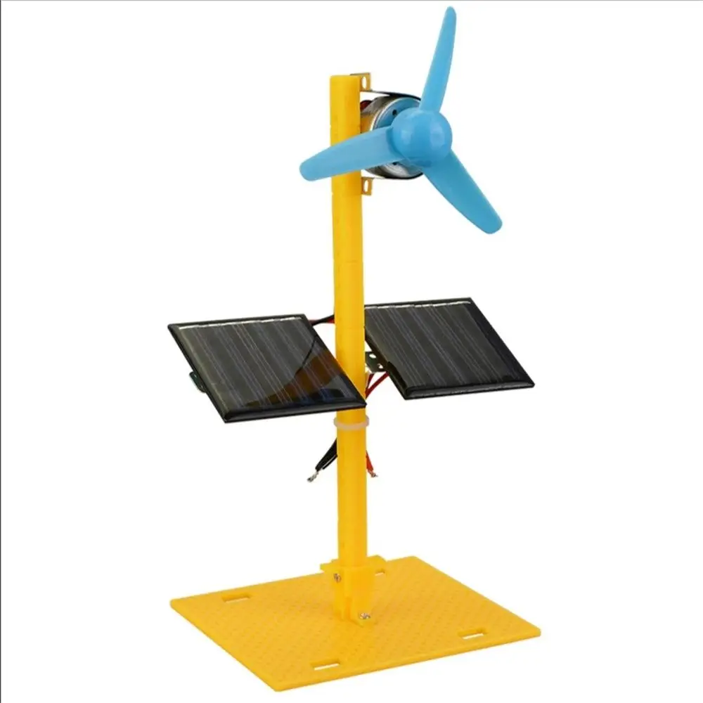 Science Educational Toys Brain-training Toys Assemble Solar Fans Solar Energy Technology Making Toys Electric Fan Toy