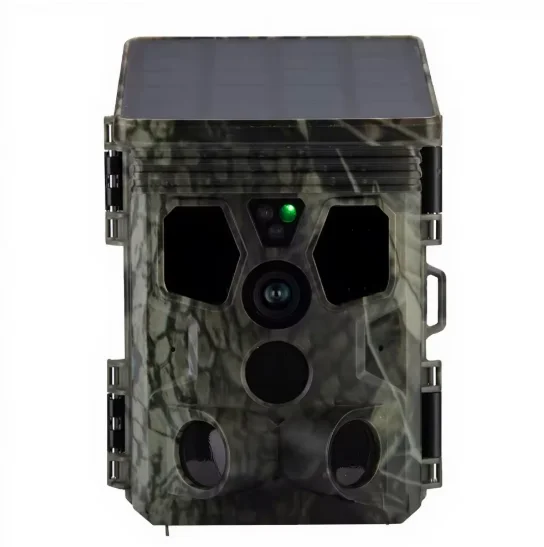 

Solar Powered Hunting Trail Camera, 20MP 1080P Night Vision Game Camera for Wildlife Monitoring & Hunting