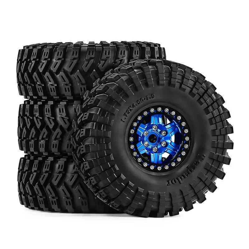 

1.9-дюймовые металлические диски Beadlock с шинами, шестигранник 12 мм, для TRX4, SCX10, Capra, Axial, TRXs Enduro, TRX6, Gen8, Redcat, запчасть для тюнинга RC краулеров