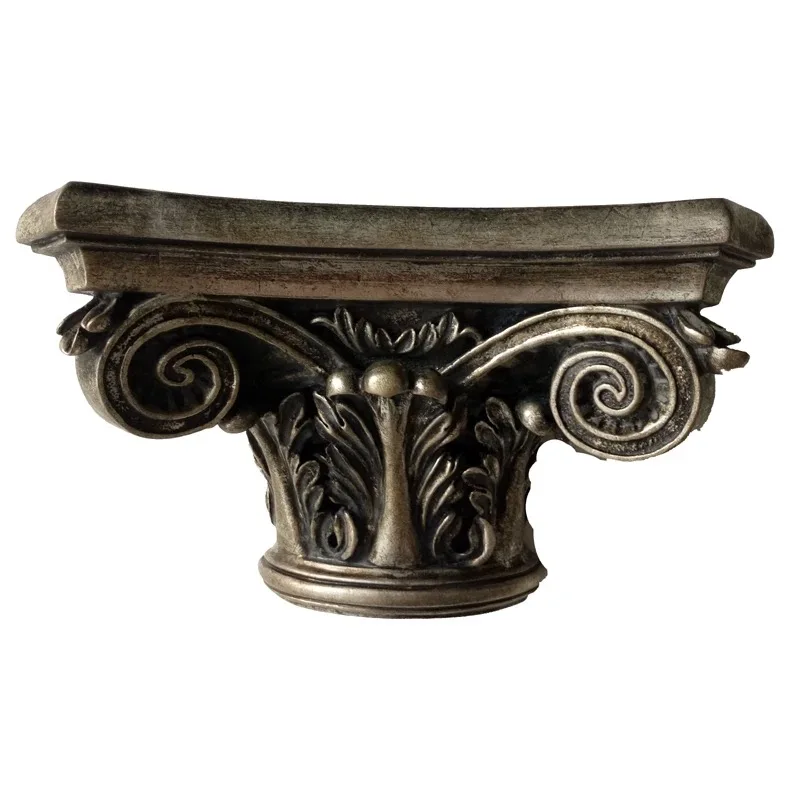 European Style Antique Resin Decorative Display Wall Floating Shelf