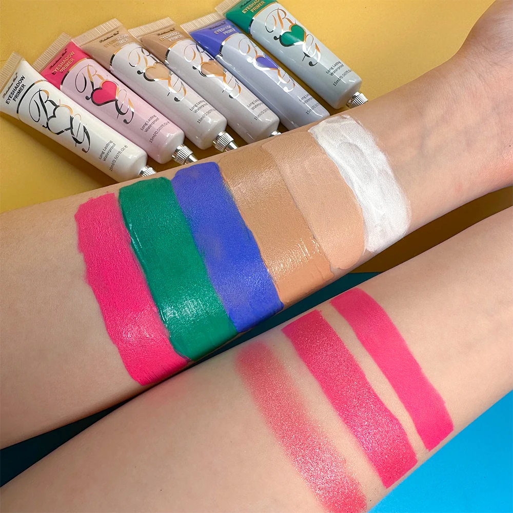 Crème pour les yeux mate imperméable de 15 ml, base de fard à paupières, apprêt, maquillage longue durée, fard à paupières liquide, anticernes, cosmétique