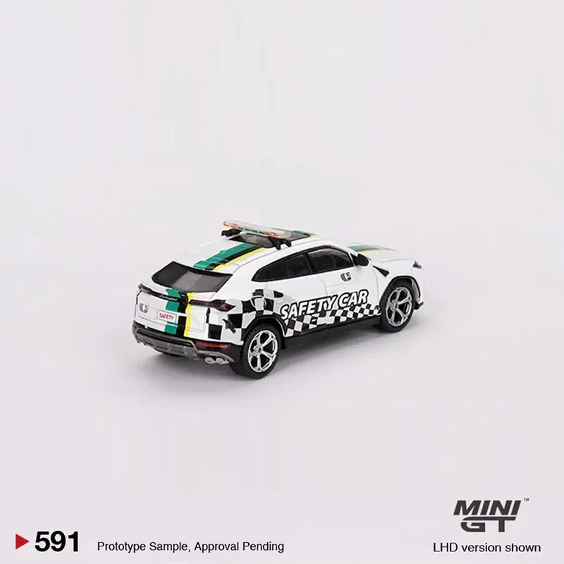 MINIGT-Voiture l'inventaire Lambor Urus 2022, modèle Macau GP, véhicule de sécurité officiel en alliage #591, échelle 1:64