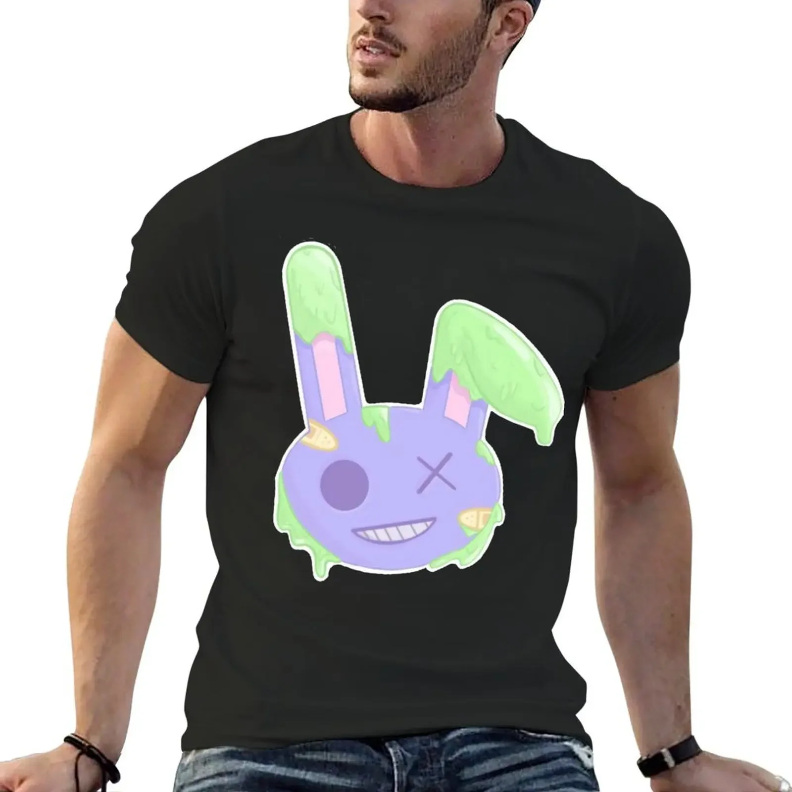 Asher the Unfortunate Acid Rabbit T-Shirt graphic tee shirt cute tops mens graphic t-shirts funny