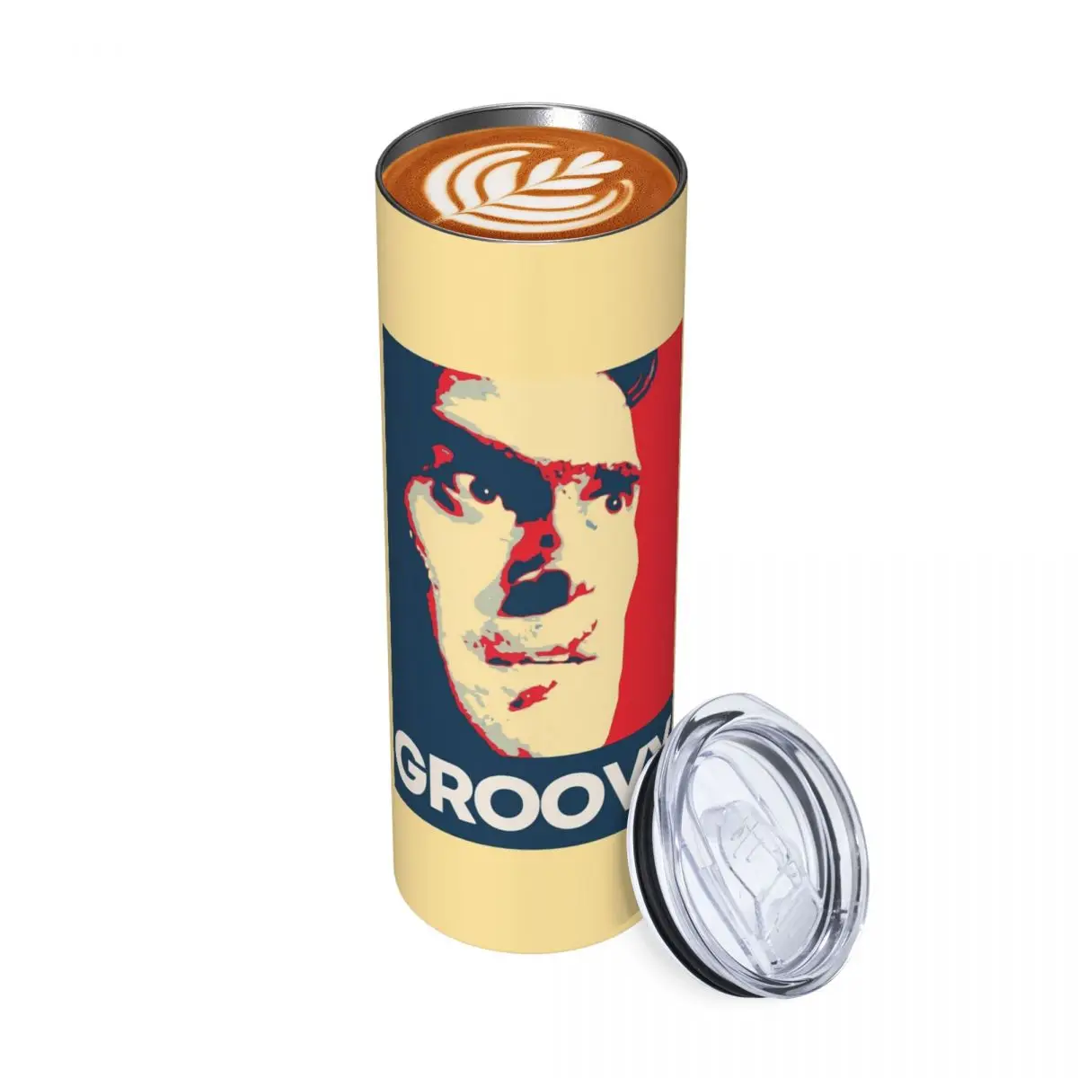 Evil Dead Ash Williams Groovy Stainless Steel Tumbler Vacuum Insulated Mugs Thermal Cold Cup Straw With Lid 20oz