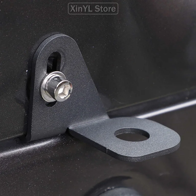 Car A Pillar Corner Antenna Bracket Iron Holder Front Door Mounting for Jeep Wrangler JK JL BJ40  Exterior Accessories - view 2