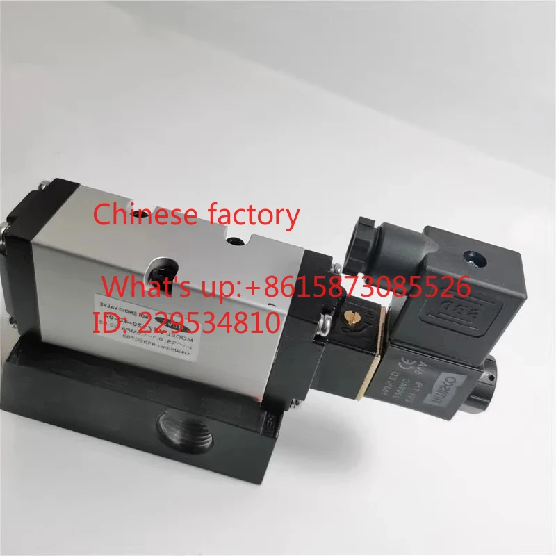 1pcs Sole-noid valve VF7120-4D-04 VF7120-5D-04 4G 5G-04 dire-ctional four-quarter belt base DN15