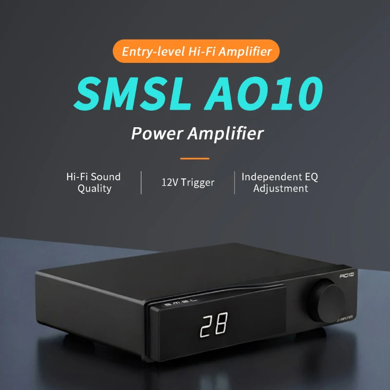 NUOVO SMSL AO10 Bluetooth HiFi Hi-Res Decoder DAC AMP Amplificatore di potenza Convertitore audio multifunzionale per la musica dell'auto domestica