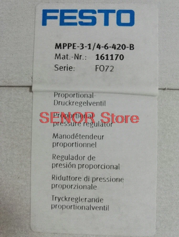 

Brand new original accessories MPPE-3-1/4-6-420-B 161170