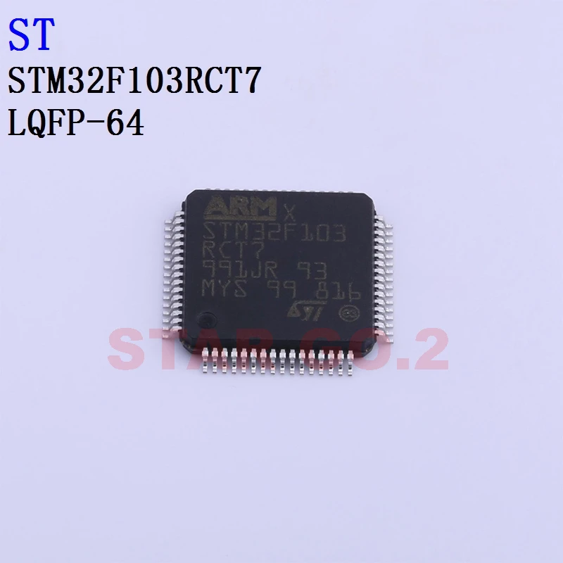 

2PCSx STM32F103RCT7 LQFP-64 ST Microcontroller