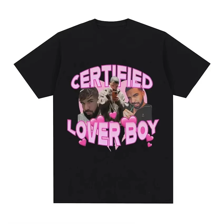 Certified Lover Boy Music Album Tee Fun Tee Kids Hip Hop Fashion Cotton Tee 2024 High Quality Is A Hot Seller for Kids Wear