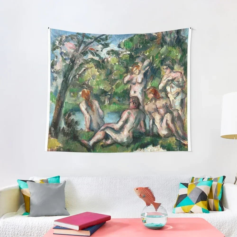 1887 - Paul Cezanne - Bathers Tapestry Room Aesthetic Decor Decorations For Your Bedroom Tapestry