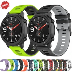 Bracelet en silicone pour Amazfit, Bracelet pour Amazfit GTS 2, 3, 2e, GTS 2, 4, Mini, GTR, 4, 3 Pro 2, 2e, 47mm, Bip Stratos Strap, 22mm, 20mm