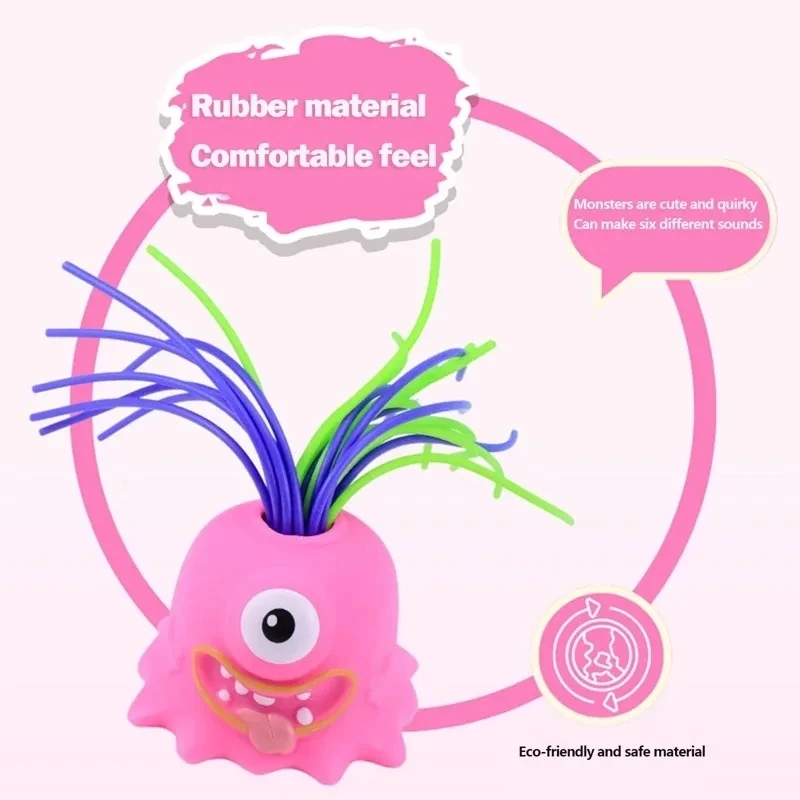 New Novelty Funny Hair Pulling Will Be Screaming Little Monster Kids Decompress Toys Christmas Creative Fun Educational Toys