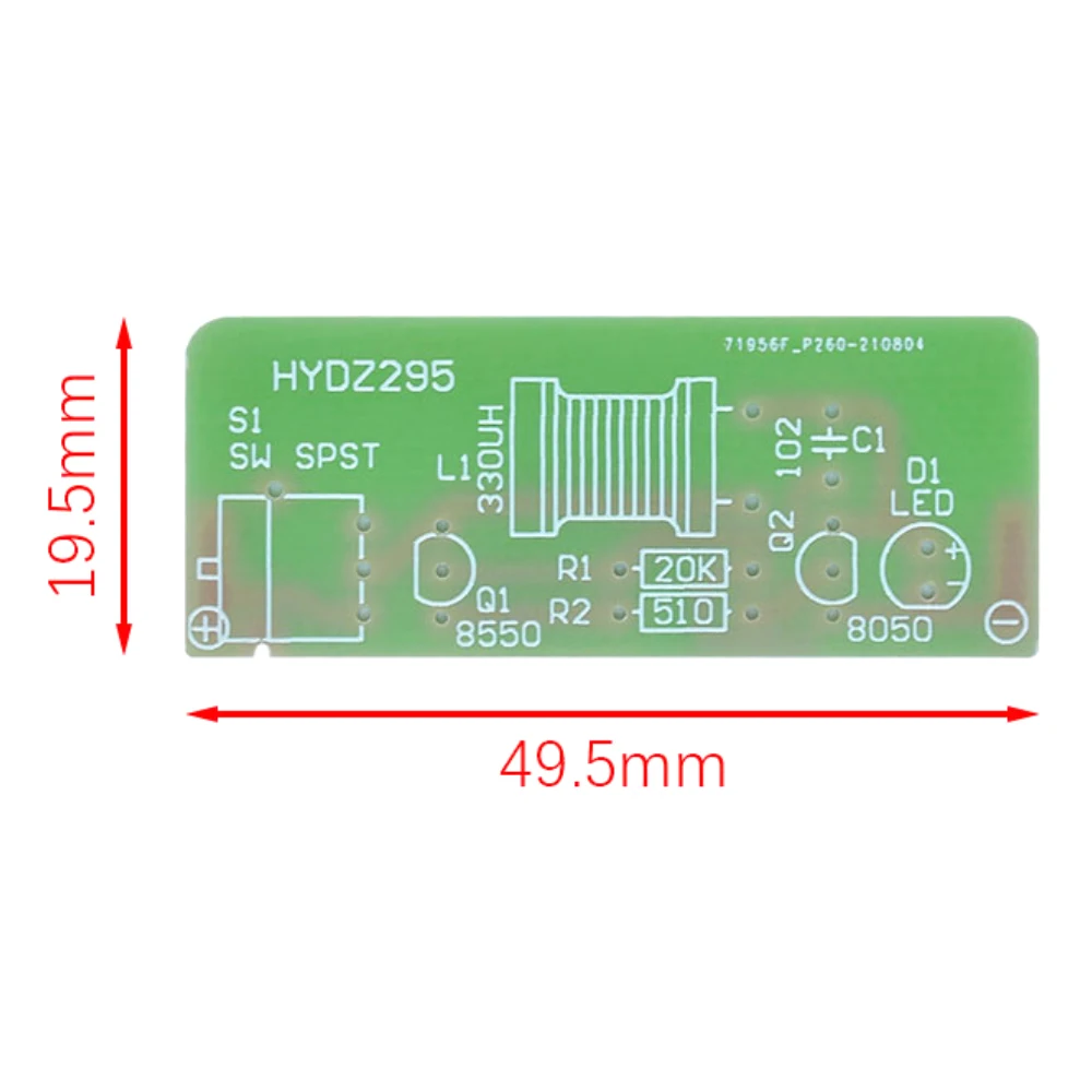 FLA-1 1.5V Simple Flashlight DIY Kit Integrated Circuit Board Soldering Practice Suite Electronic Components Welding Training