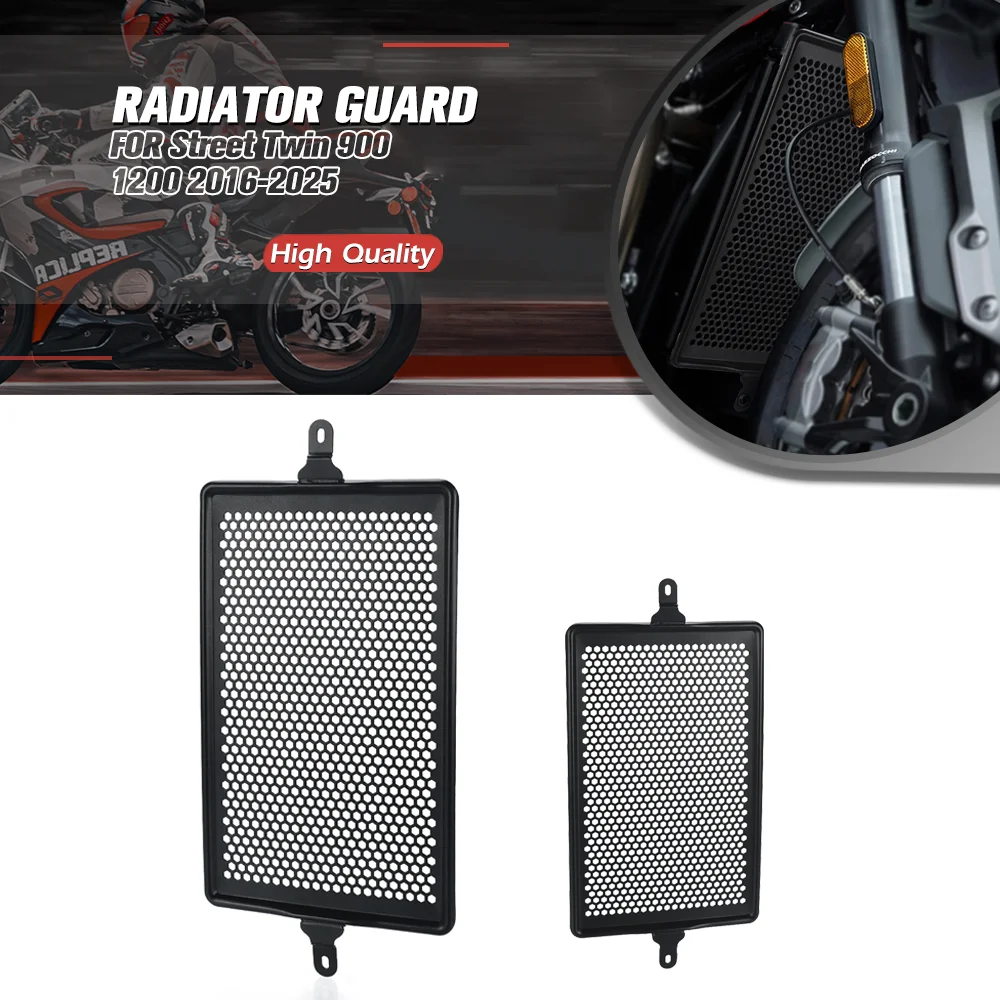 

FOR Street Twin 900 1200 2016-2025 Radiator Guard Cover Protection Water Tank Speed Twin Bonneville 1200 Thruxton R T120/T120