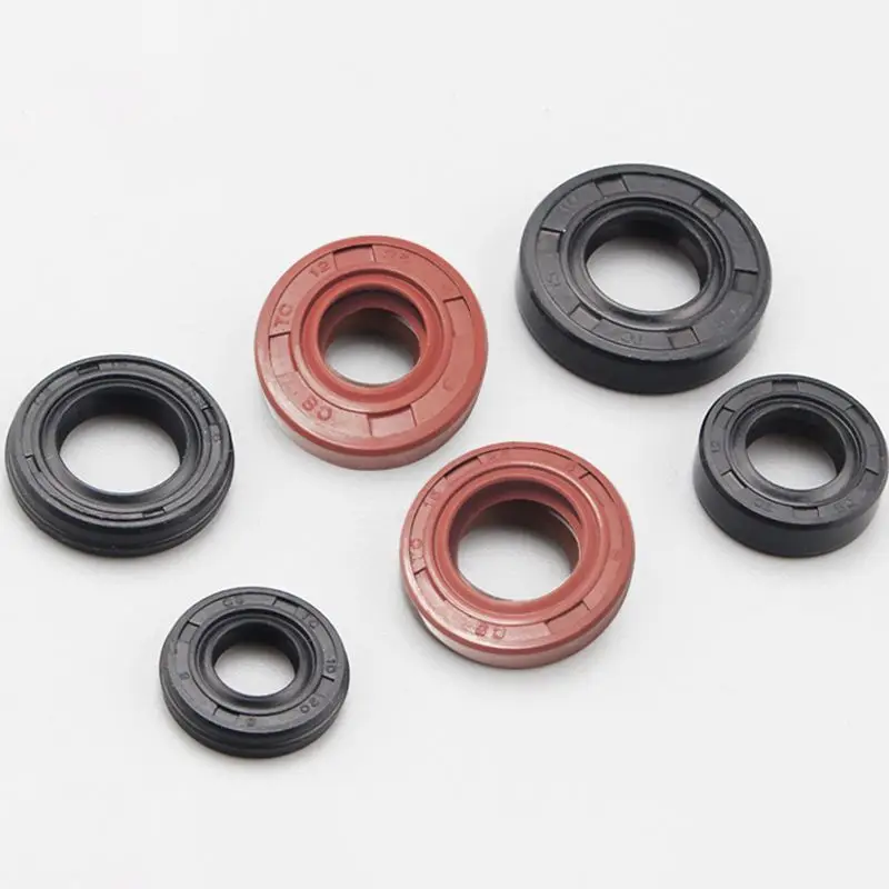 2Pcs/Set Law Mower Oil Seal Kit, 2/4 Stroke Brush Cutter Crankshaft Oil Seal, Garden 40-5/139/GX35/140 Grass Trimmer Accessories