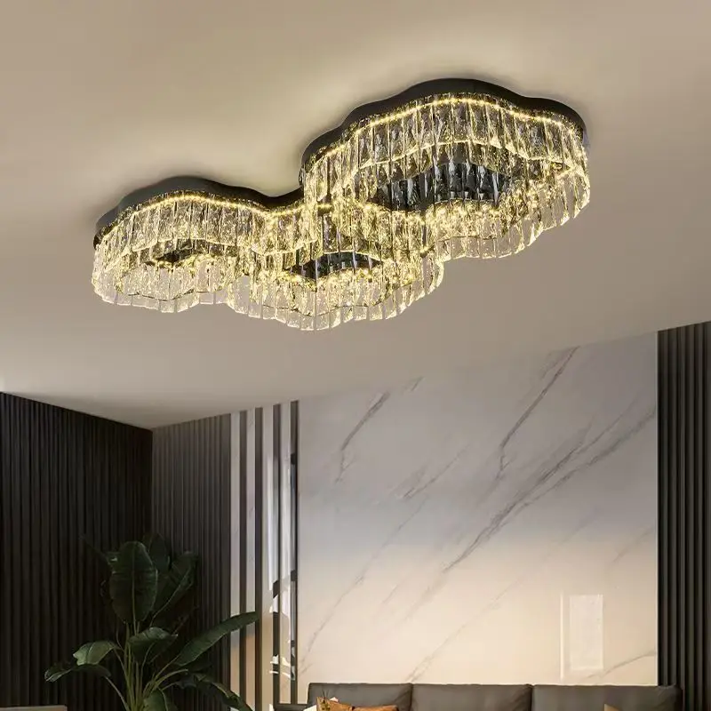

Современная люстра из хрусталя в стиле Cloud Luxury, новая высококачественная атмосферная потолочная лампа для гостиной, основное освещение для спальни, светильники для главной спальни
