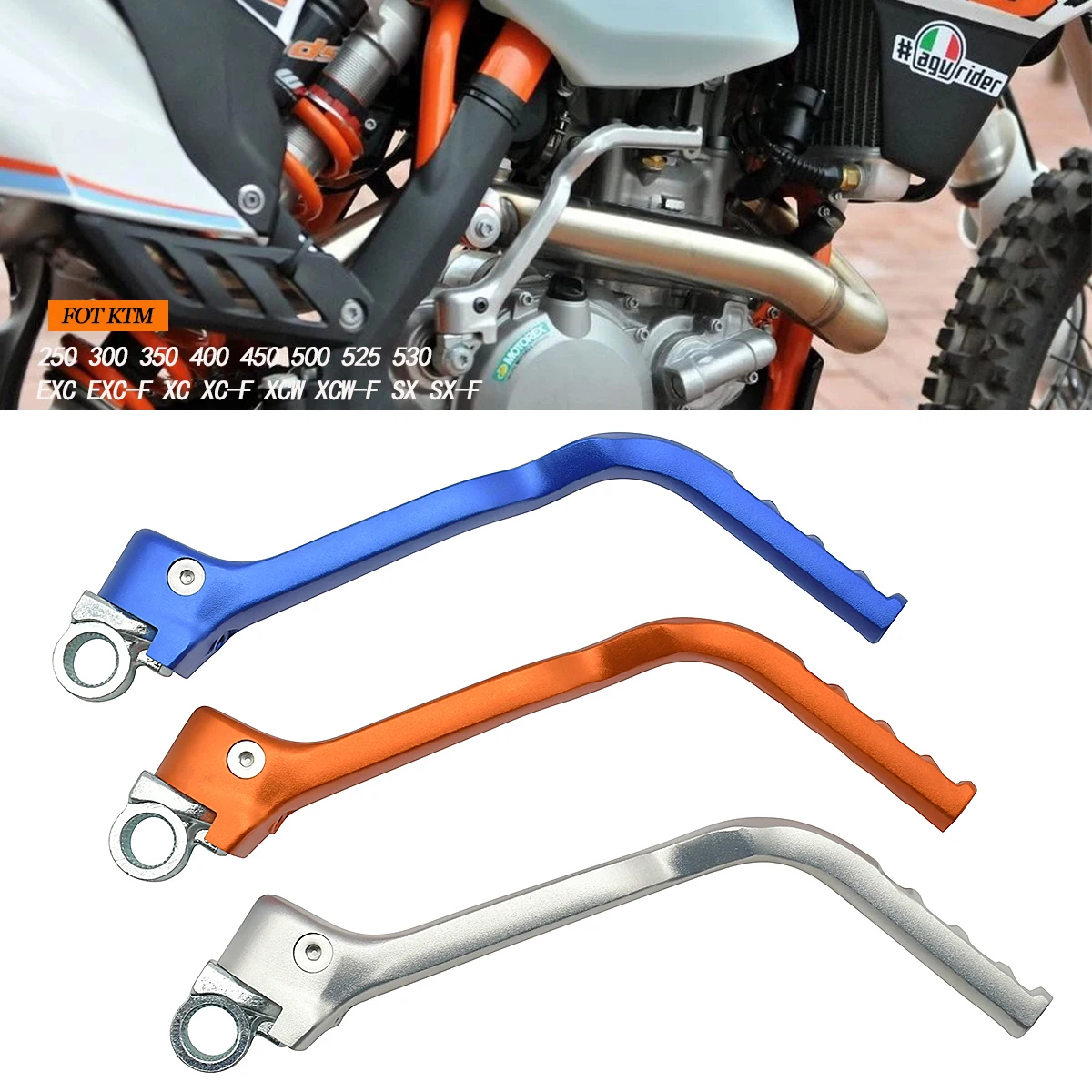 

Motocross Kick Start Starter Lever Pedal For KTM 250 300 350 400 450 500 525 530 EXC EXC-F XC XC-F XCW XCW-F SX SX-F 1998-2019