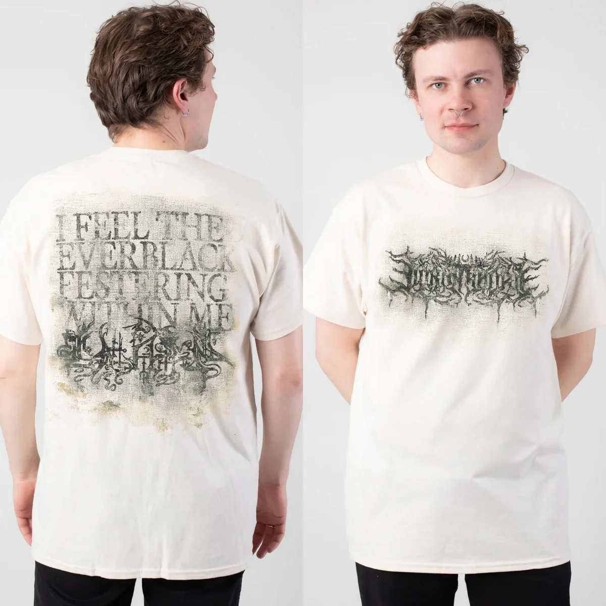 Lorna Shore Edens End White Band T-Shirt Cotton Graphic Tee Men Women Summer Streetwear